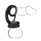 Эластичное кольцо на пенис для задержки эякуляции, черное кольцо на пенис, интимные игрушки для мужчин, товары для взрослых