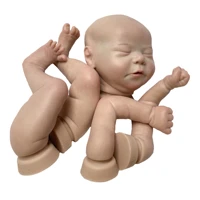 acestar 22 inch 55 cm bebe reborn doll kit already painted ya pintado cloth body real solid silicone sleeping newborn baby