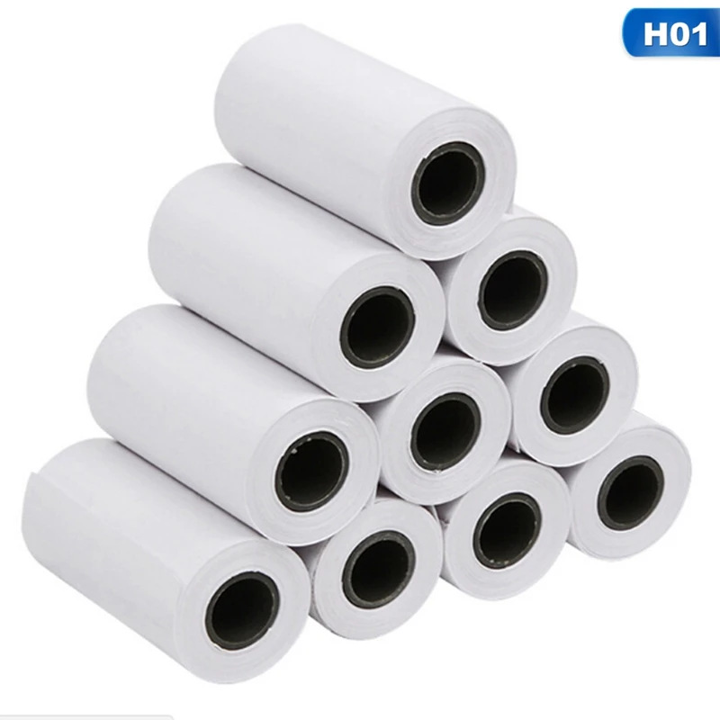 

1pcs 57x30mm handheld Receipt Paper Roll for Mobile 58mm Bluetooth Thermal Printer, coreless cash till roll