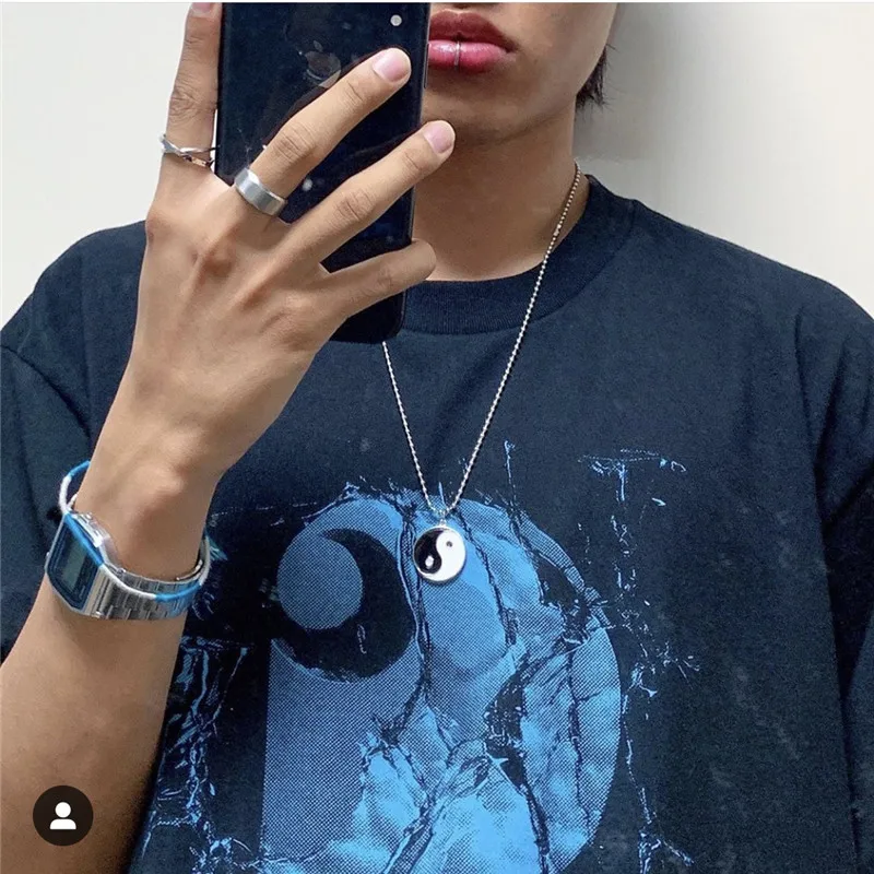 Ожерелье унисекс в китайском стиле прохладное ожерелье для мужчин и женщин хип