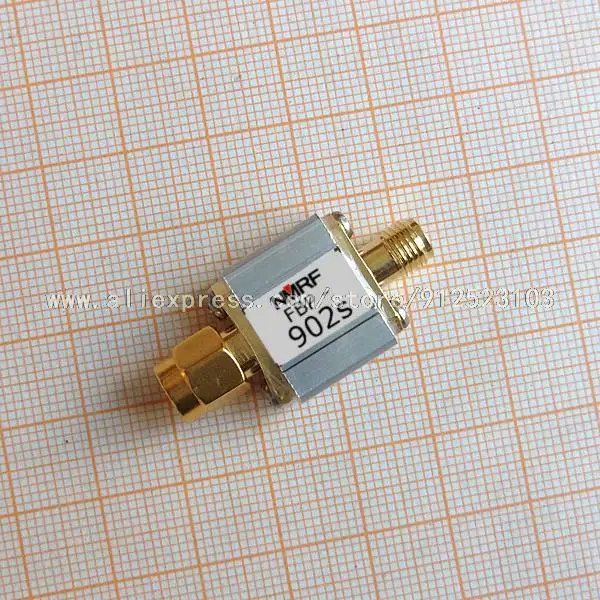 

890-915MHz GSM900 dedicated SAW bandpass filter, 25MHz bandwidth, SMA interface