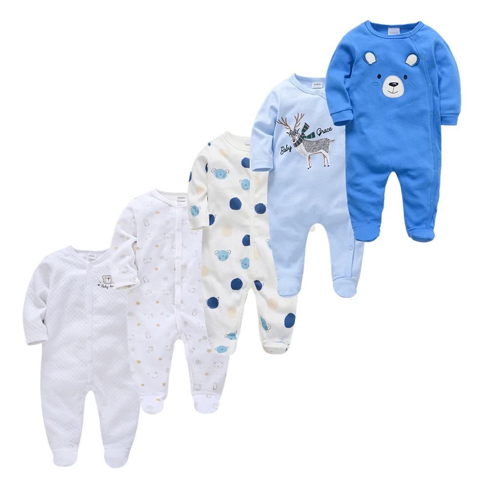 Детские пижамы 5 шт. Пижама для мальчика bebe fille хлопковые дышащие мягкие ropa