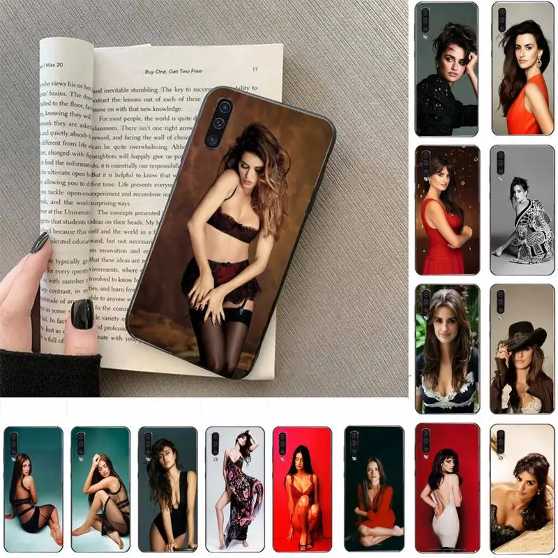 

Spanish girl Penelope Cruz Sanchez Phone Case For Samsung Galaxy a50 A30S A50S a71 70 a10 case samsung a51 case