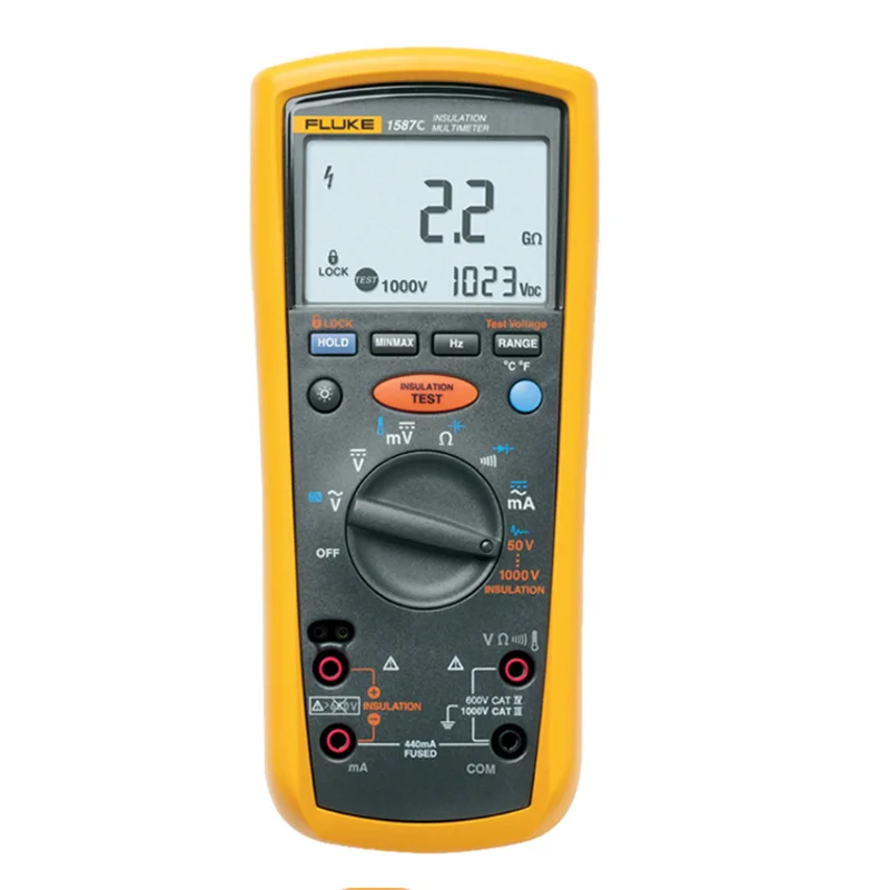 

Fluke 1587FC, мультиметр для прослушивания, тест-тест, 1000 в