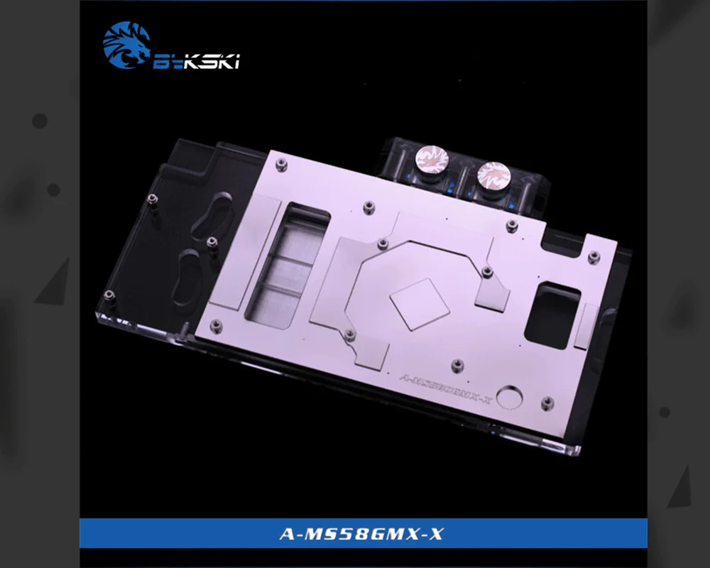 Bykski A-MS58GMX-X, полное покрытие видеокарты блок водяного охлаждения для MSI RX580 Armor
