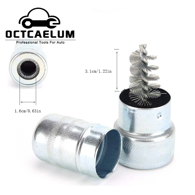 Батарея клемма аккумуляторной батареи ржавчины проволочная щетки для чистки