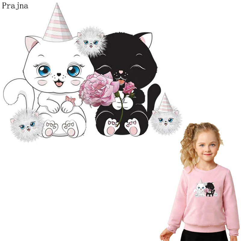 Праджня кошка патчи для одежды в полоску с помощью утюга прикрепляемые при