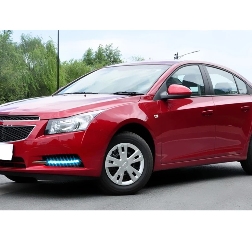 Автомобильные мигающие DRL для Chevrolet Cruze 2009 2010 2011 2012 2013 2014 противотуманные фары