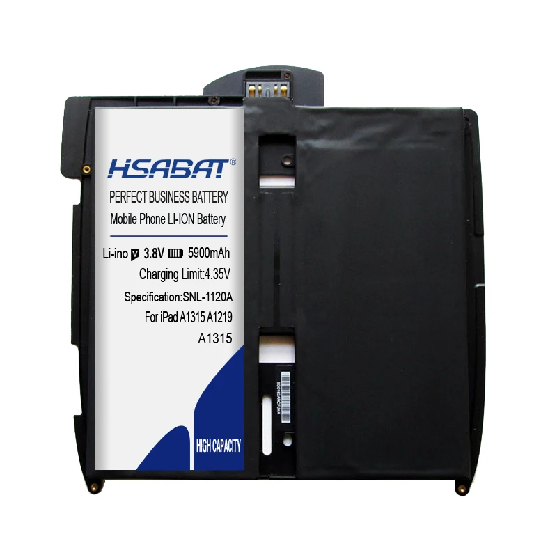 HSABAT 5900 мА/ч, Батарея для iPad 1 1st поколения A1315 A1219 A1337 616-0448 616-0478 969TA028H