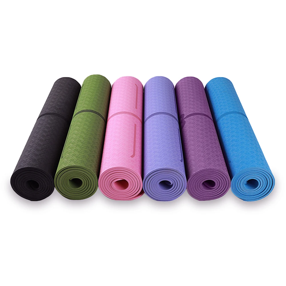 Коврик для йоги из термополиуретана нескользящий коврик фитнеса и гимнастики