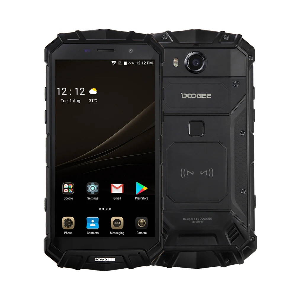 DOOGEE S60 Lite смартфон с 5 дюймовым дисплеем ОЗУ 4 Гб ПЗУ 32 ГБ 16 МП 2 мАч Android 7 0|Смартфоны|