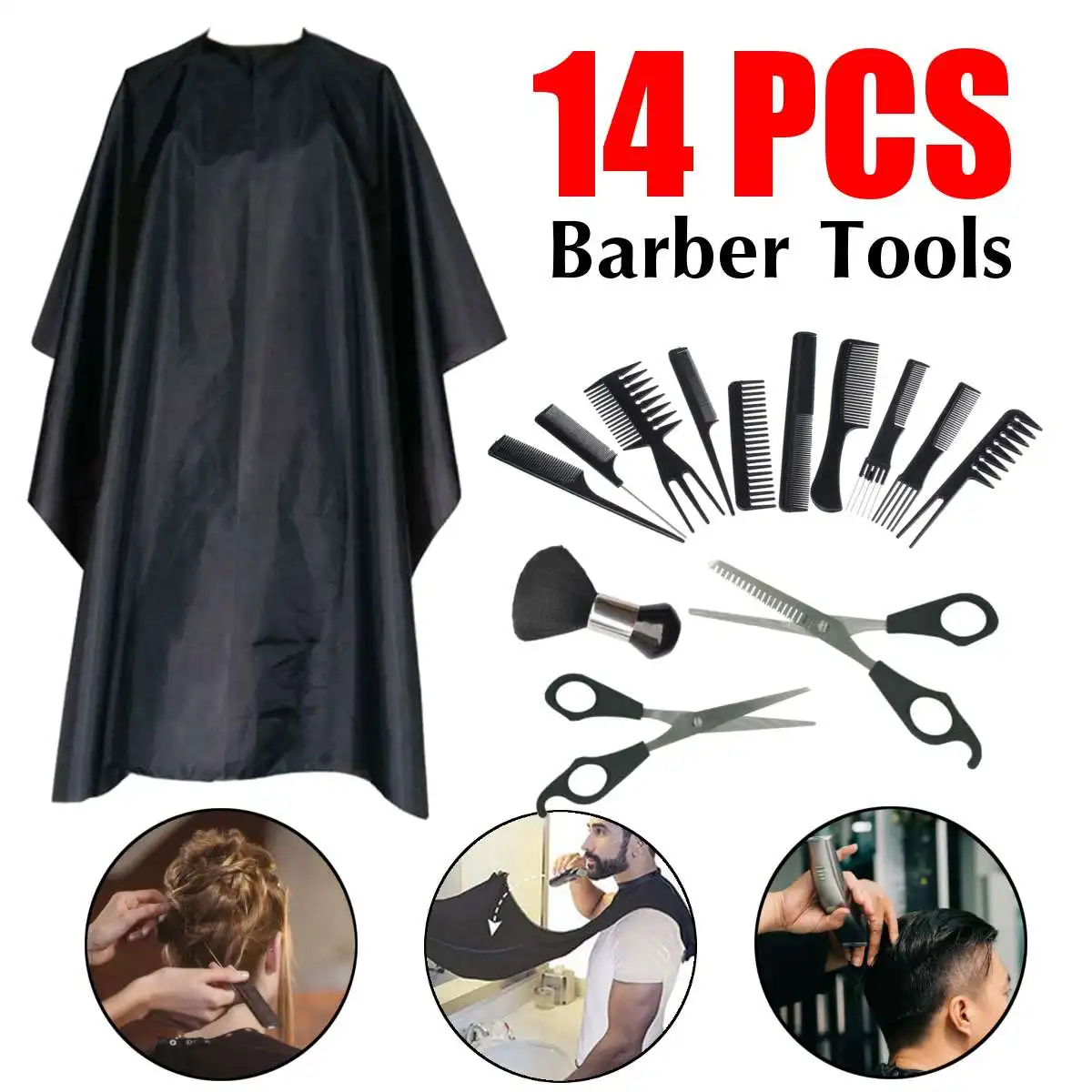 

Electric Hair Clipper USB Rechargeable Baldheaded Shaver Beard Trimmer Professional Barber Haircut Mower Cutting Machine Razor