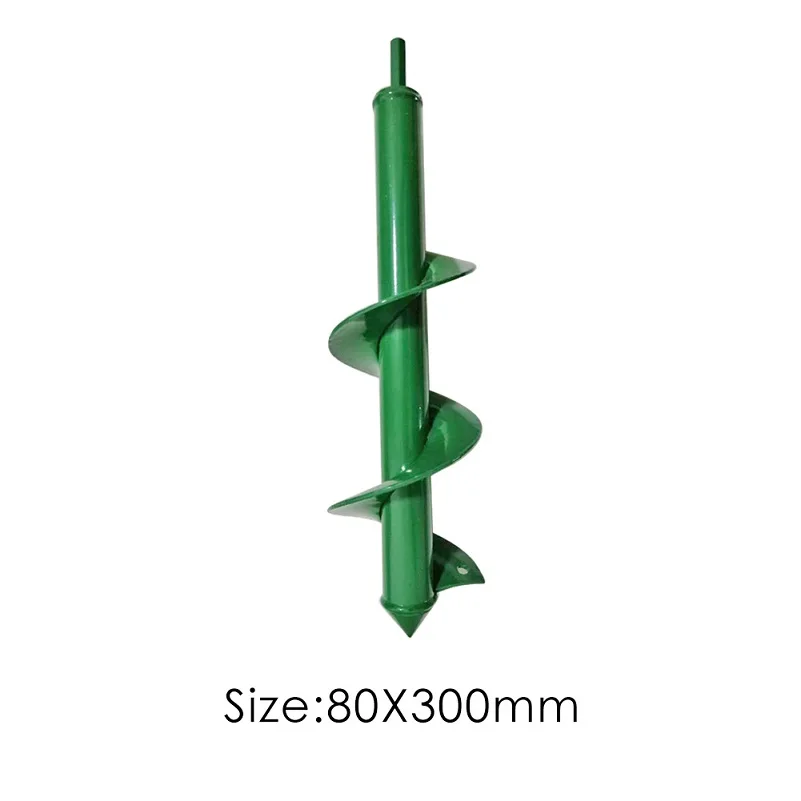 8X30cm Ящик для комнатных растений, садовый Бур спиральные сверла по металлу горшечных цветов отверстие экскаватор сверло двор Садоводство постельные принадлежности посадочное отверстие экскаватор инструмент - Цвет: 8X30cm