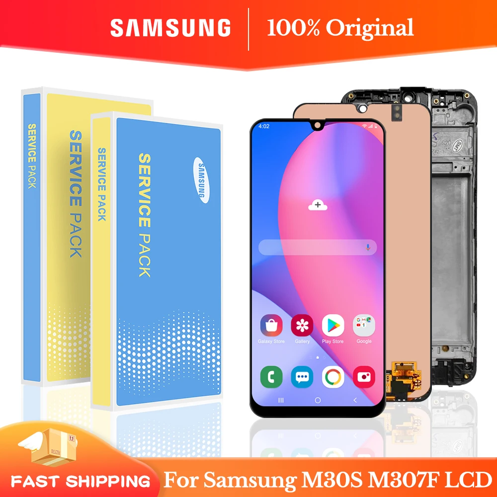 

6.4" Original M30s Display For samsung galaxy M30S 2019 M307 M307F LCD Display touch screen digitizer Assembly replacement