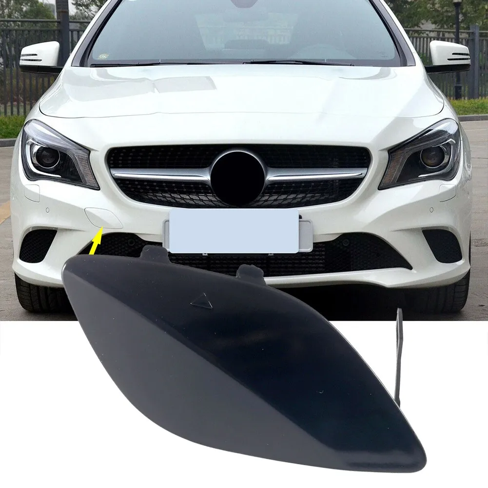

Front Bumper Tow Eye Cap Front Lower Side Tow Bracket Cover ABS Plastic Fit For 14-16 Mercedes W117 CLA250 Auto Replacement Part