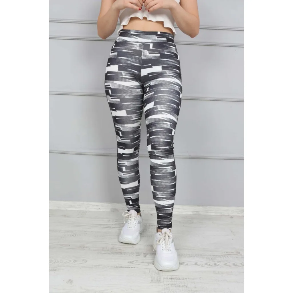 Women Multi-Color Digital Printed Fitness Leggings 100.55