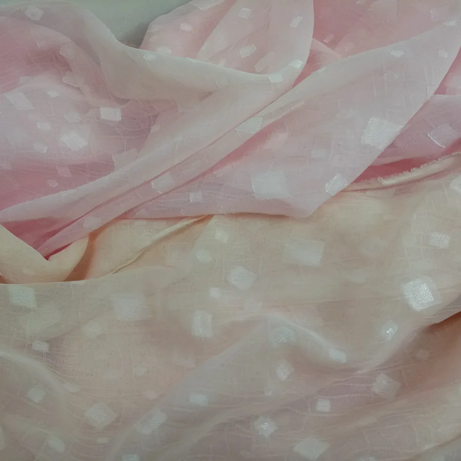 Швейцарская шифоновая ткань в горошек сделай сам мягкая дышащая для косплея