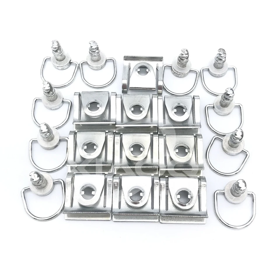 Хромированные мотоциклетные 10x15 мм гоночные Обтекатели крепежи быстросъемные D