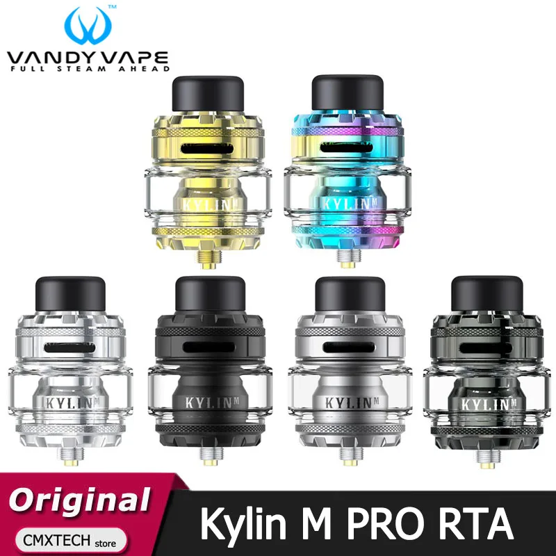 Оригинальный атомайзер Vandy Vape Kylin M PRO RTA 6 мл/8 мл электронная сигарета подходит для