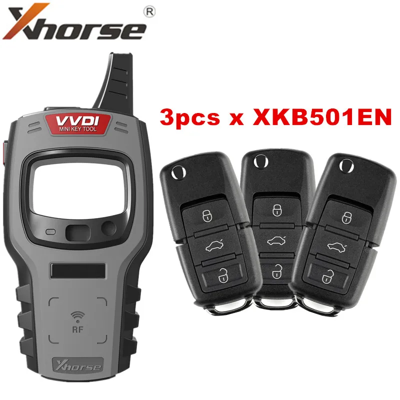 Программатор ключа Xhorse VVDI мини-ключ с дистанционным управлением 3 Проводами XKB501EN