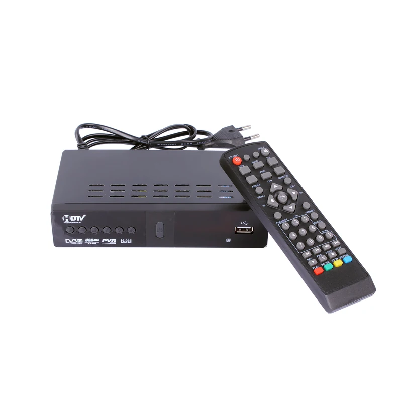 HD цифровой эфирный ТВ-приемник H.265 DVB T2 Scart/LAN/Youtube/IP TV DVB-T2/T/C ТВ-тюнер