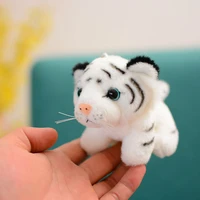 hot selling cartoon cute simulation tiger plush pendant doll school bag pendant key chain doll backpack decoration