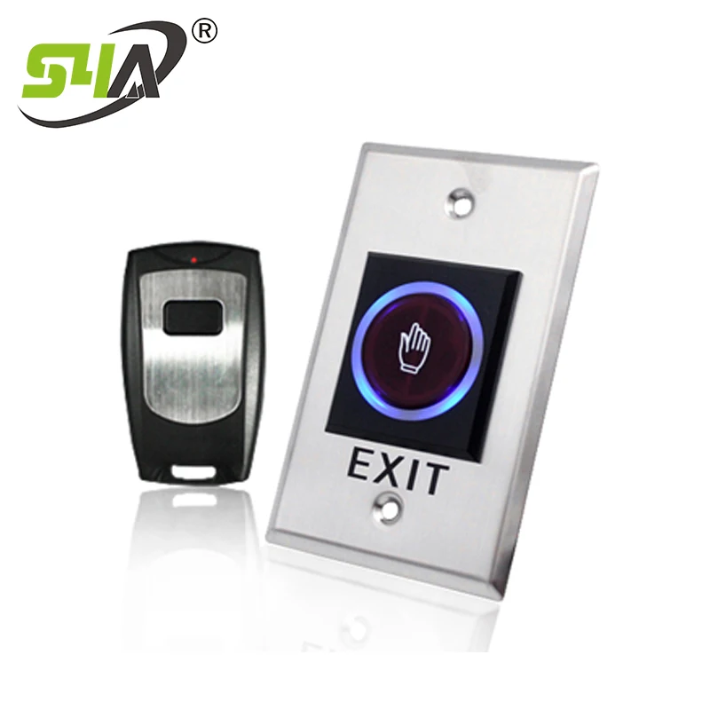 Infrared Sensor Switch No Touch Contactless Door Release Exit Button with LED indication IR Remote Control | Безопасность и защита