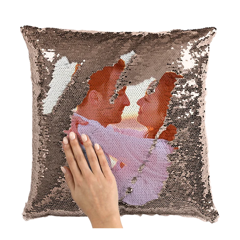 

Private Customization Home Decorative Pillows Customize Cushion Cover Personalized Pillowcase Print Photo Image Picture Sequin