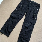 Черные джинсы-карго в стиле ретро с низкой талией y2k Harajuku гранж на молнии с карманами и рюшами прямые брюки панк мешковатые женские спортивные штаны