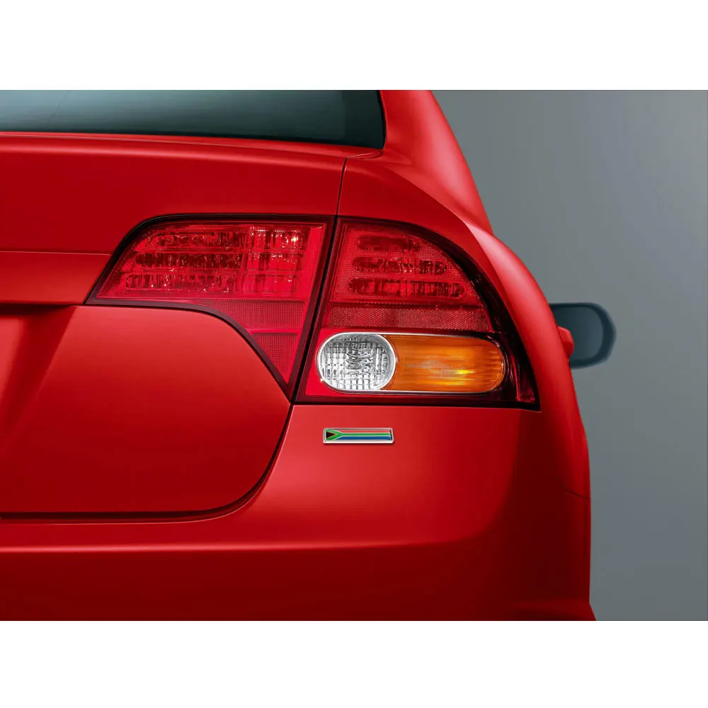 1 пара национальный флаг Южной Африки горячие металлические наклейки