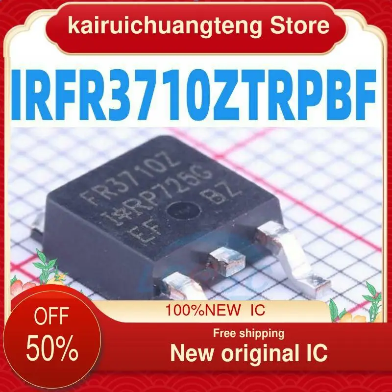 

(1 шт.) IRFR3710Z IRFR3710ZTRPBF TO-252-3 100V/42A новый оригинальный IC
