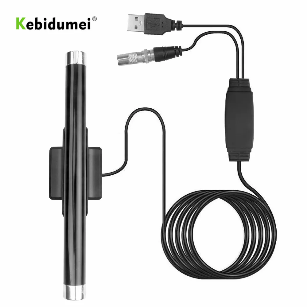 

kebidumei 400mile Digital Antenna TV indoor Amplifier Signal Booster 36dB HDTV Antenna Satellite Signal Receiver Aerial
