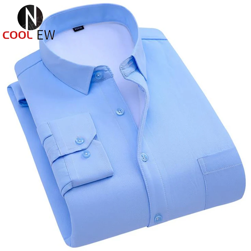 

Мужская зимняя теплая рубашка с длинным рукавом, размеры до 5XL