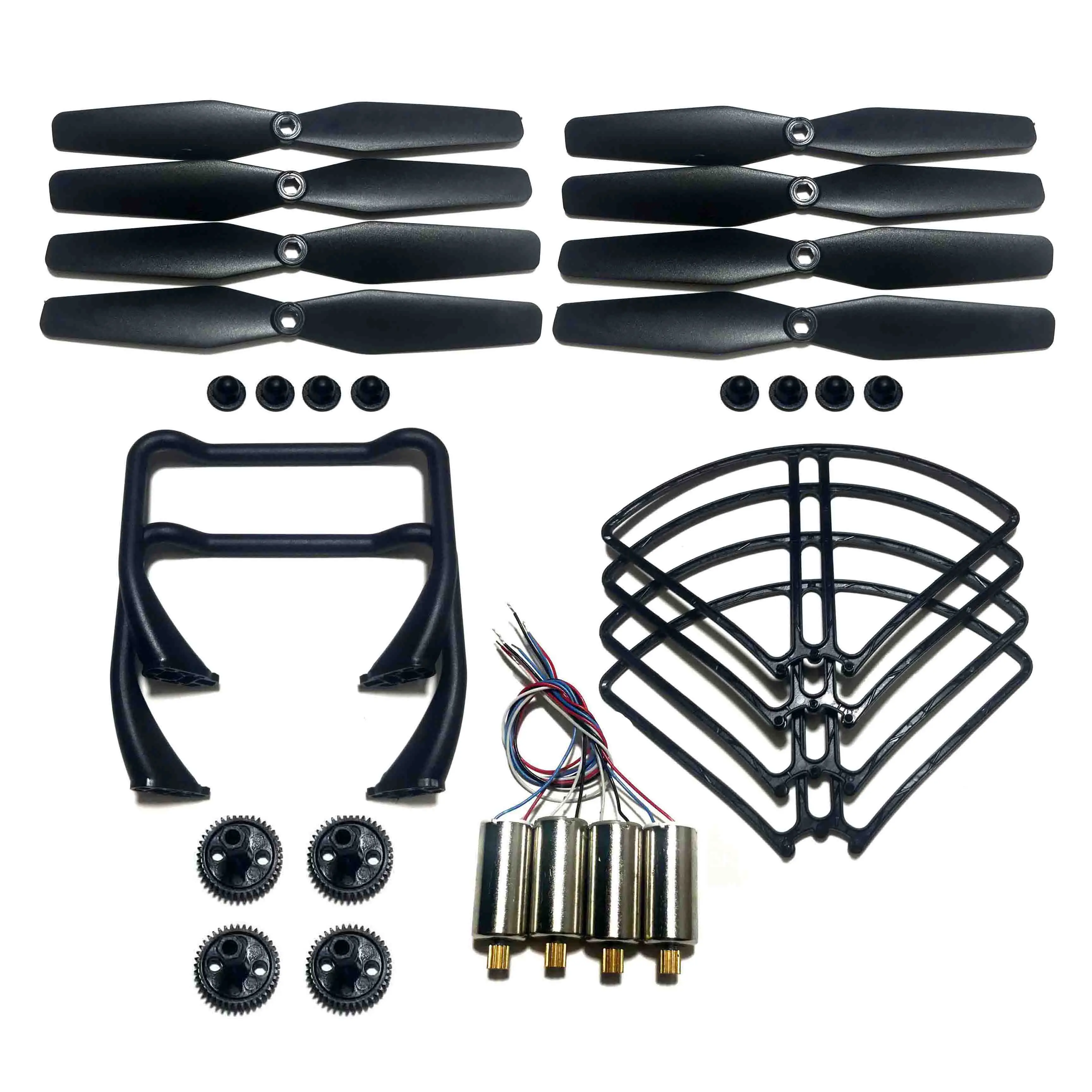 

SJRC Drone S20 S20W S30 S30W RC Quadcopter spare parts Engines CW CCW motor propeller blades guards gear set