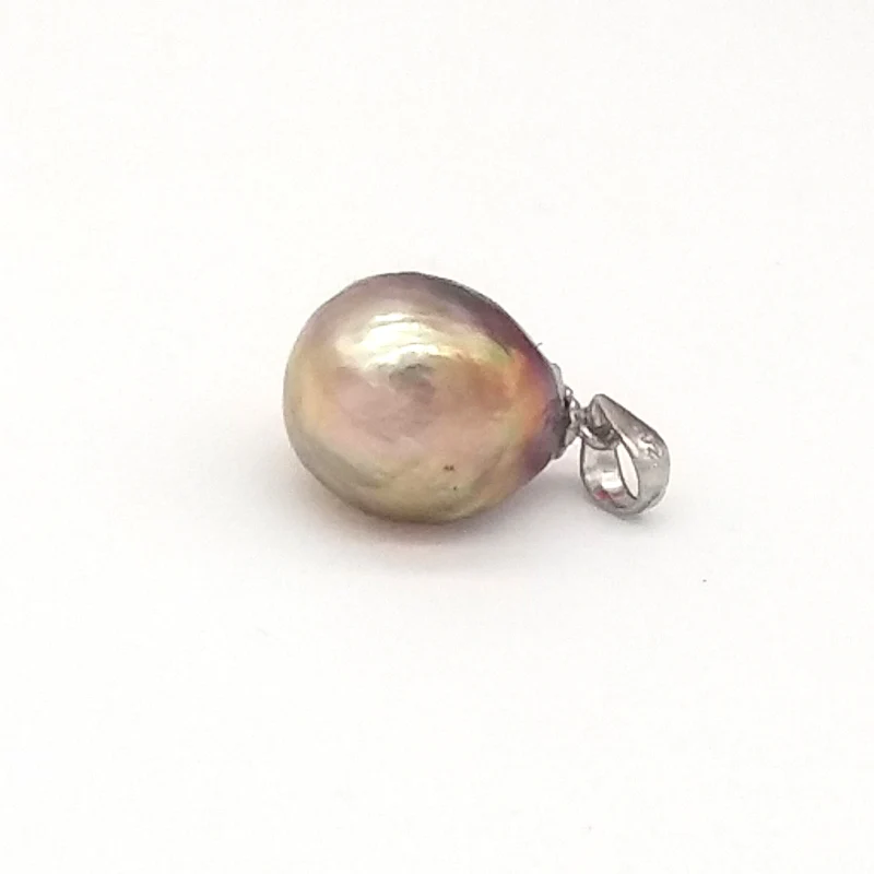 100% натуральный пресноводный жемчуг кулон нерегулярные 9-12 мм фиолетовый розовый