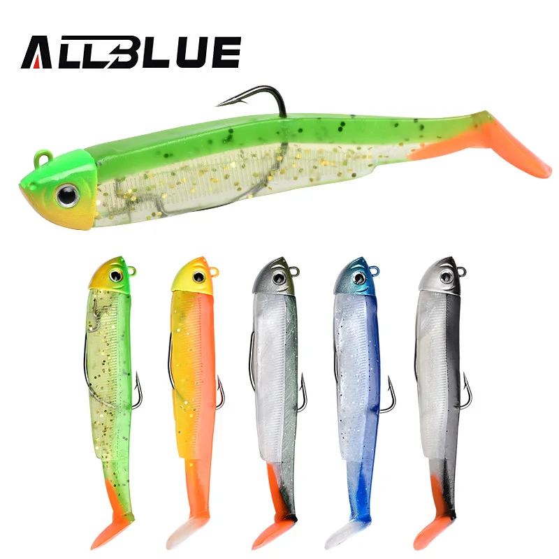 ALLBLUE SPYMINNOW рыболовная приманка черный мягкий гольян | Спорт и развлечения