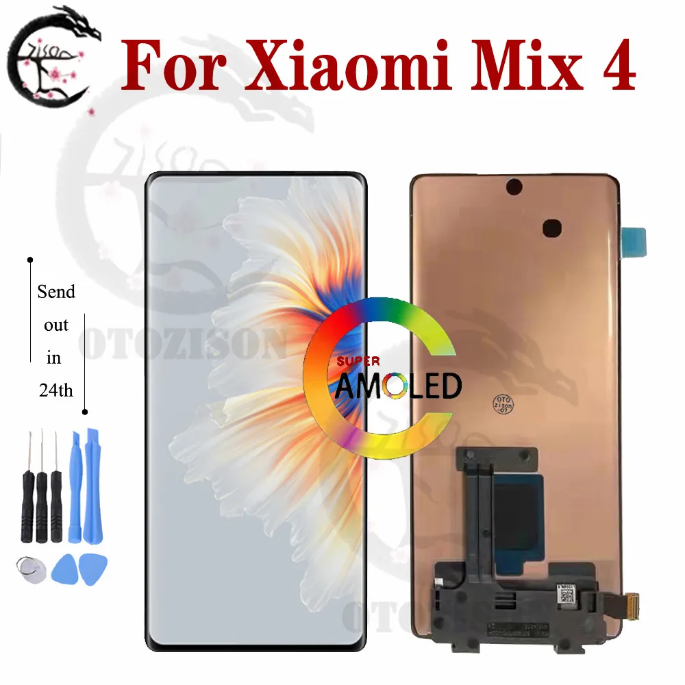 ЖК-дисплей 6 67 дюйма для Xiaomi Mix 4 Mi Mix4 сенсорный экран дигитайзер в сборе дисплей