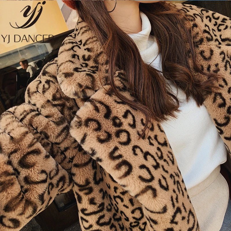 Женское длинное меховое пальто свободное толстое новинка 2019 Женская Корейская