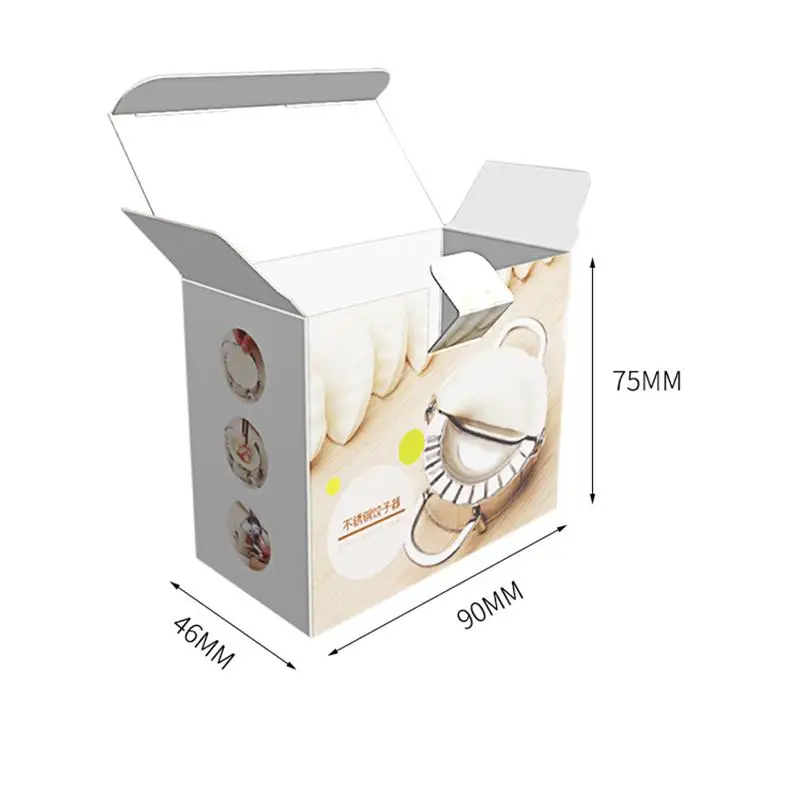 

7.7cm Stainless Steel- Dough Press Maker Dumpling Pie Ravioli Making Mold Tools