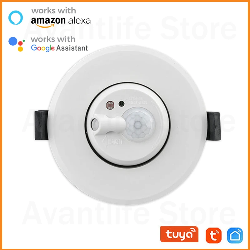 

Tuya ZigBee Smart Human Presence Sensor Ceiling-mounted Tuya Human Body Motion Detection Sensor Modern Work With Google Home