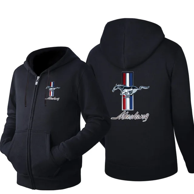 

2021new hoodies para mustang moletom topos outono inverno para homem e mulher jaqueta com zíper agasalho