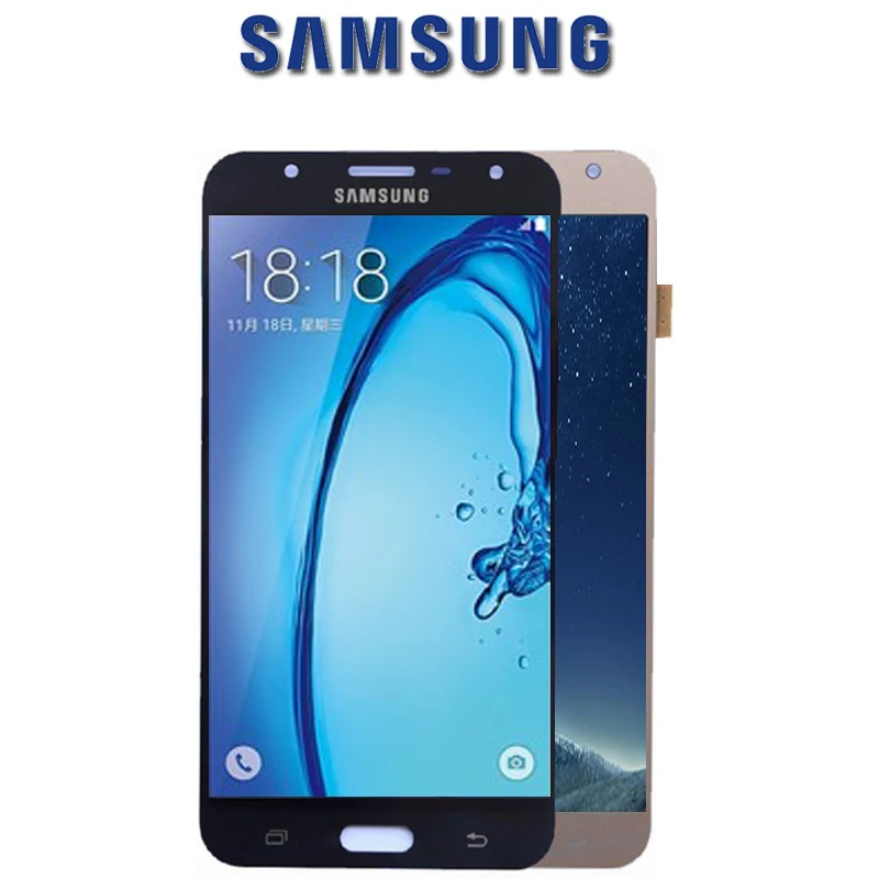 Новый оригинальный 5 ''SUPER AMOLED запасные части для SAMSUNG Galaxy J7 Neo дисплей J701F J701M J701MT
