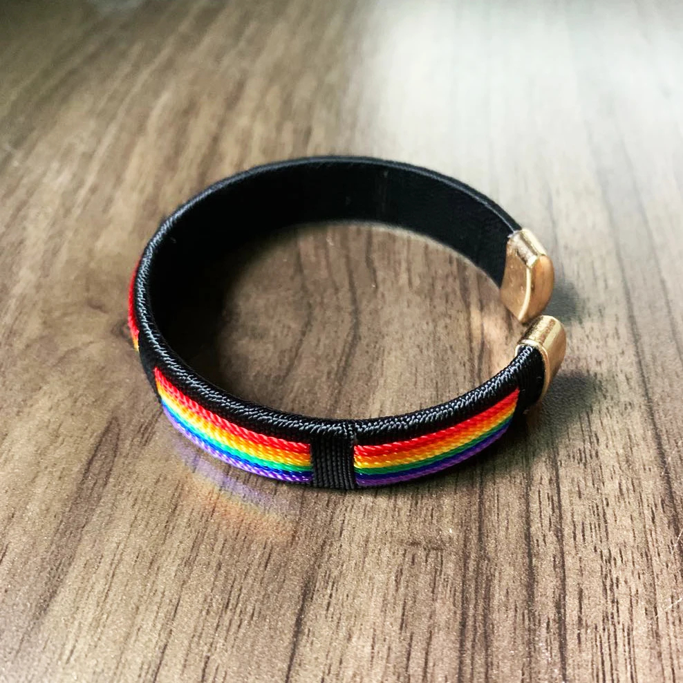 Радужное колье для мужчин и женщин модное ожерелье с браслетом из ЛГБТ-браслета