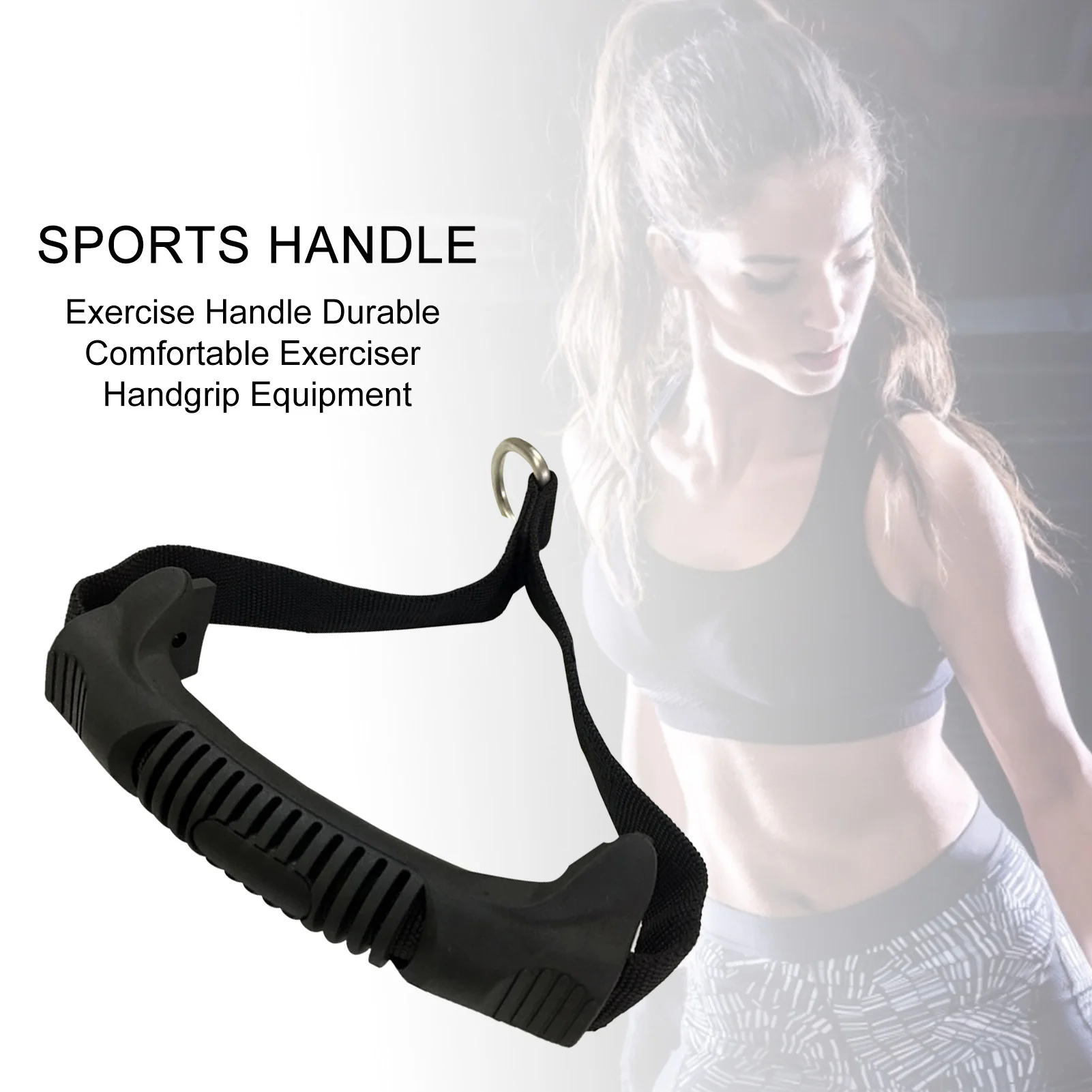 

Black 1pc Pull Handles Resistance Bands Foam Replacement Fitness Equipment Black For Yoga Exercise Workout Power Bands Gym