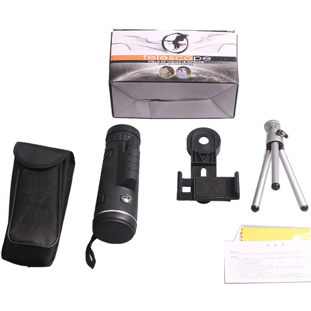 Водонепроницаемый монокулярный телескоп высокой четкости 40X60 портативный