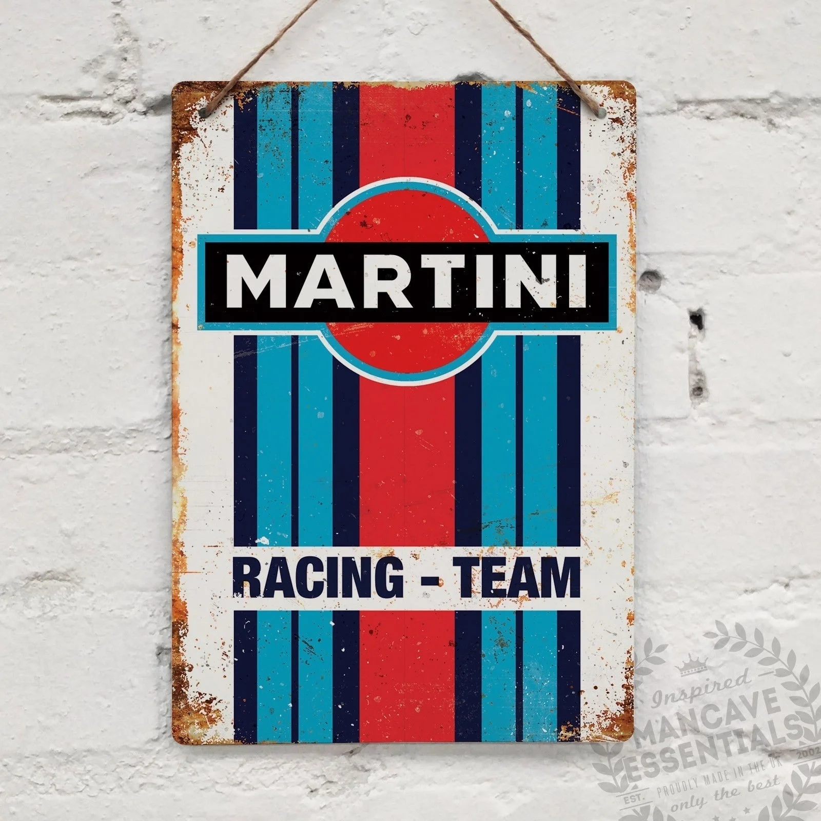 

MARTINI RACING Replica Vintage Metal Wall Sign Plaque Retro Garage Shed Car(Visit Our Store, More Products!!!)