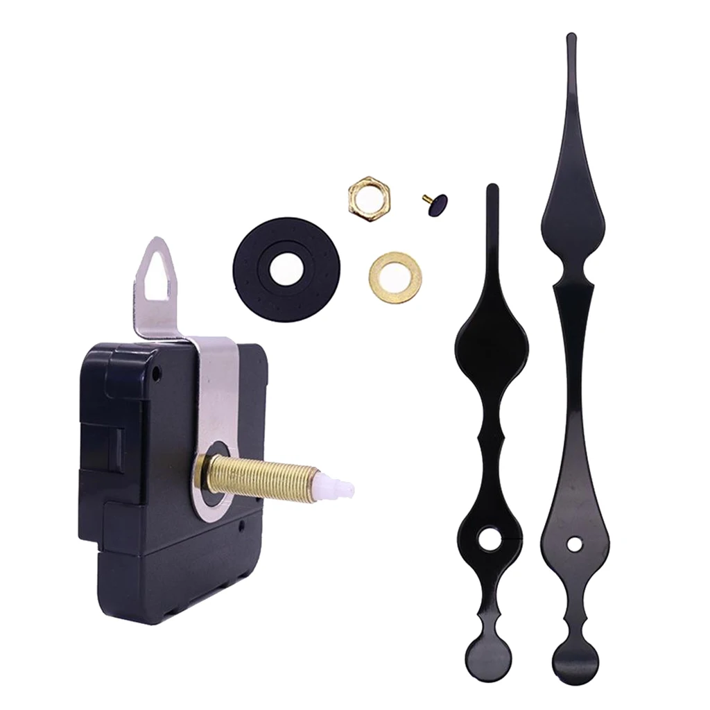 

Quartz Clock Movement Mechanism with 117 mm/ 4.6 inches Clock Hands for DIY Wall Clock Replacement Home Decoration
