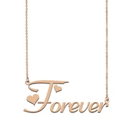forever name necklace custom name necklace for women girls best friends birthday wedding christmas mother days gift