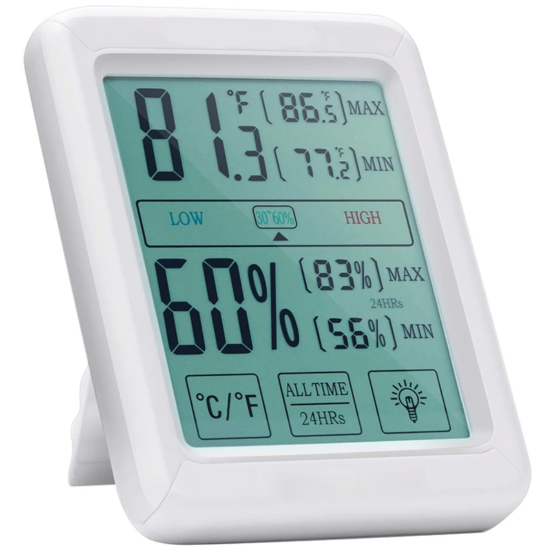 Цифровой термометр для помещений и гигрометр с густой влажностью точный