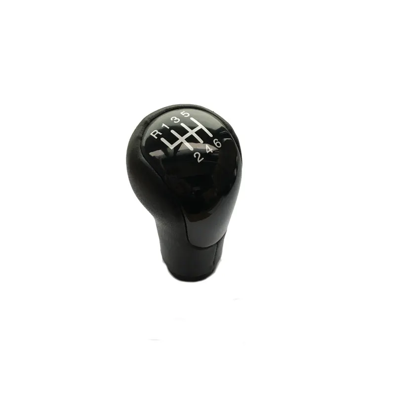 6speed black Для Ford FIESTA FUSION 2002-2008 MT 5 6 скоростей черная автомобильная ручка переключения передач ручка с пылезащитным чехлом автомобильный стайлинг - Название цвета: 6speed black